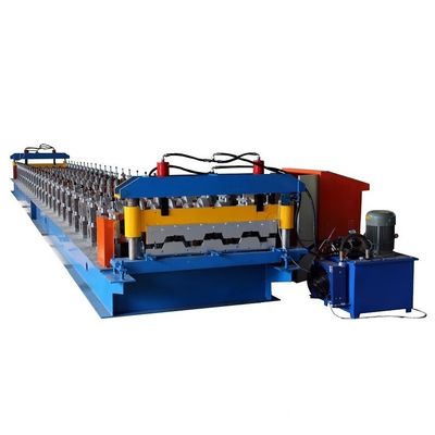 3T Metal Deck Roll Forming Machine For Color Steel Sheet 12m/min