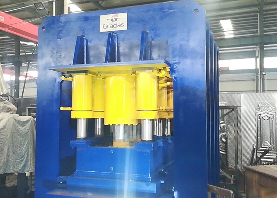 Centralized 15kw 2500T Steel Door Embossing Machine Hydraulic Press