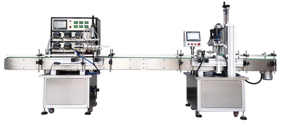 Peristaltic Pump Liquid Filling Machine PLC Control Dispensing Capping