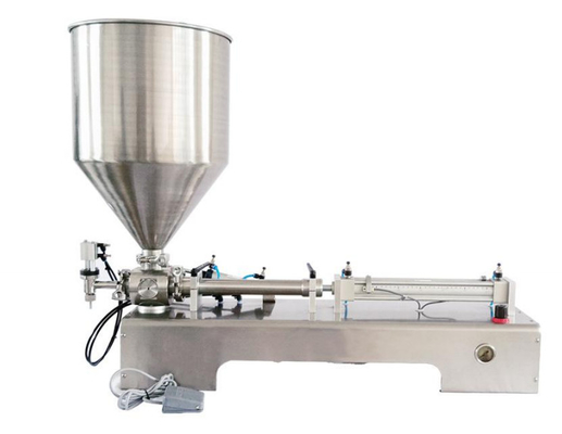 220V 10w Viscous Paste Filling Machine 5000ML 30bph DG500