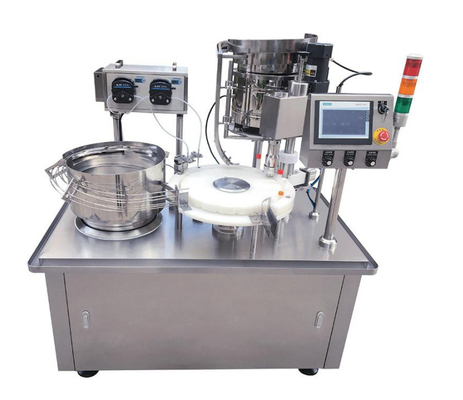 Diagnostic Reagent Liquid Filling Packing Machine 1.8kw Cap Screwing