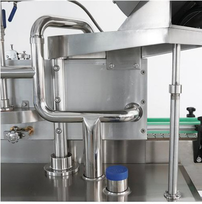 Compact Pesticides Steam Vacuum Capping Machine 3kw 150b/Min
