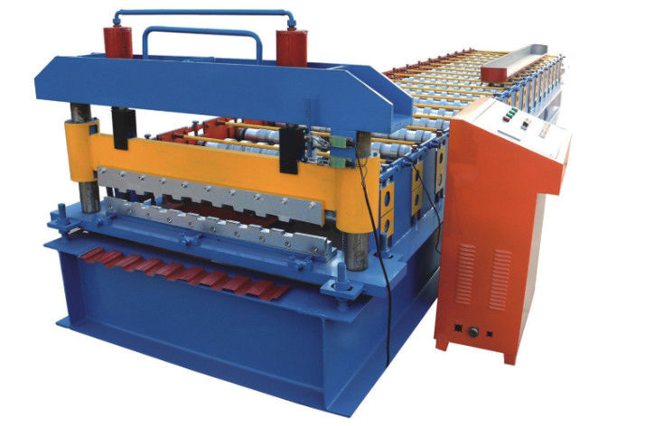 18m/min Shutter Door Roll Forming Machine ISO Colored Steel Tile