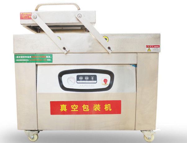 Workshop Filling Packing Machine , 20m3/h Double Chamber Vacuum Packaging Machine