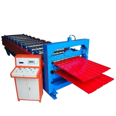 1mm Thickness Steel Tile Shutter Door Making Machine 15m/Min For Garage