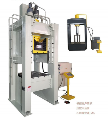 Frame 600 Tons Hydraulic Press For Board Embossing High Automation