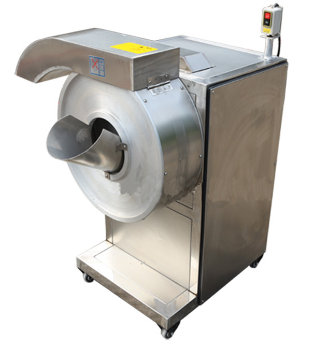 Restaurants Food Processing Machinery , 1000kg/h Electric Chip Cutter